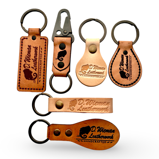 D. Wieman Leatherwork Keychains