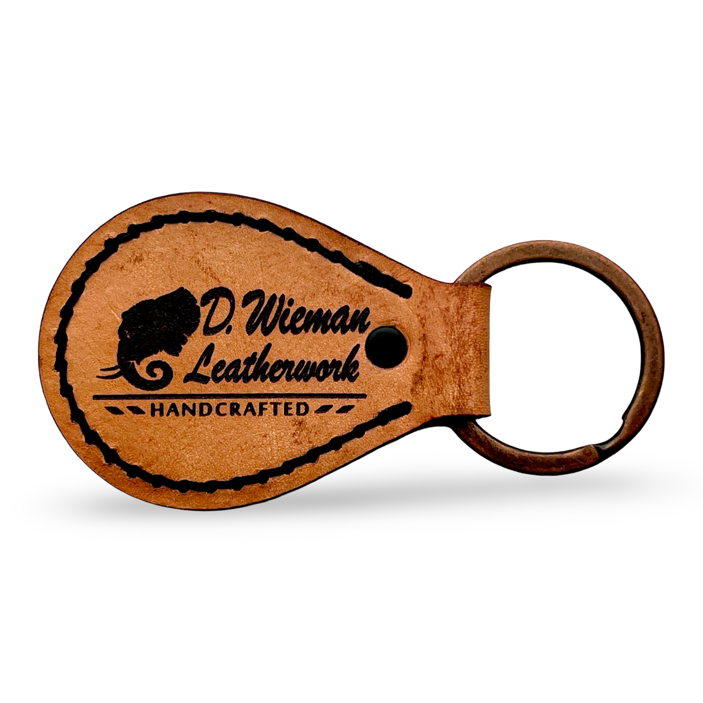 D. Wieman Leatherwork Keychains