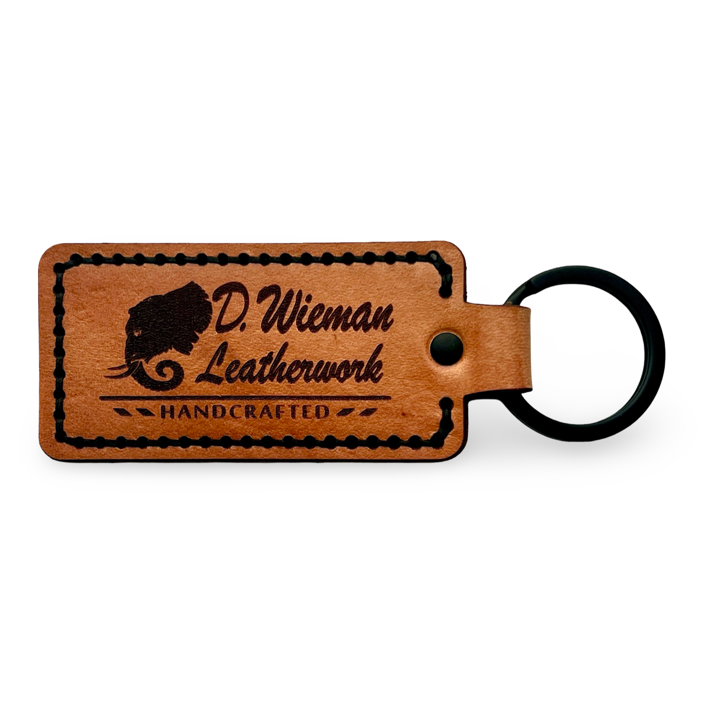 D. Wieman Leatherwork Keychains
