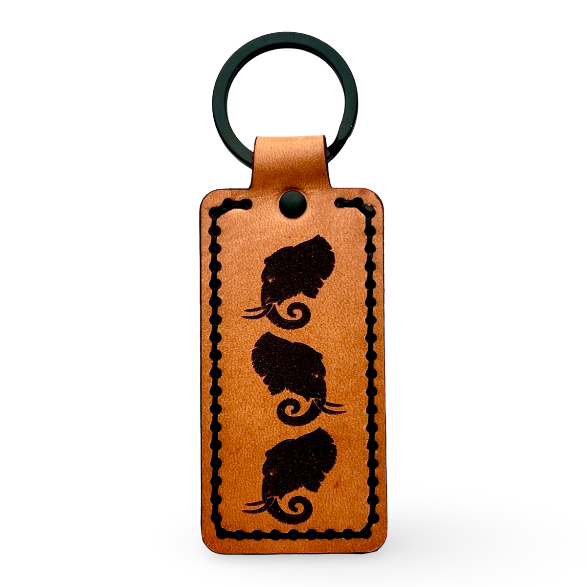 D. Wieman Leatherwork Keychains