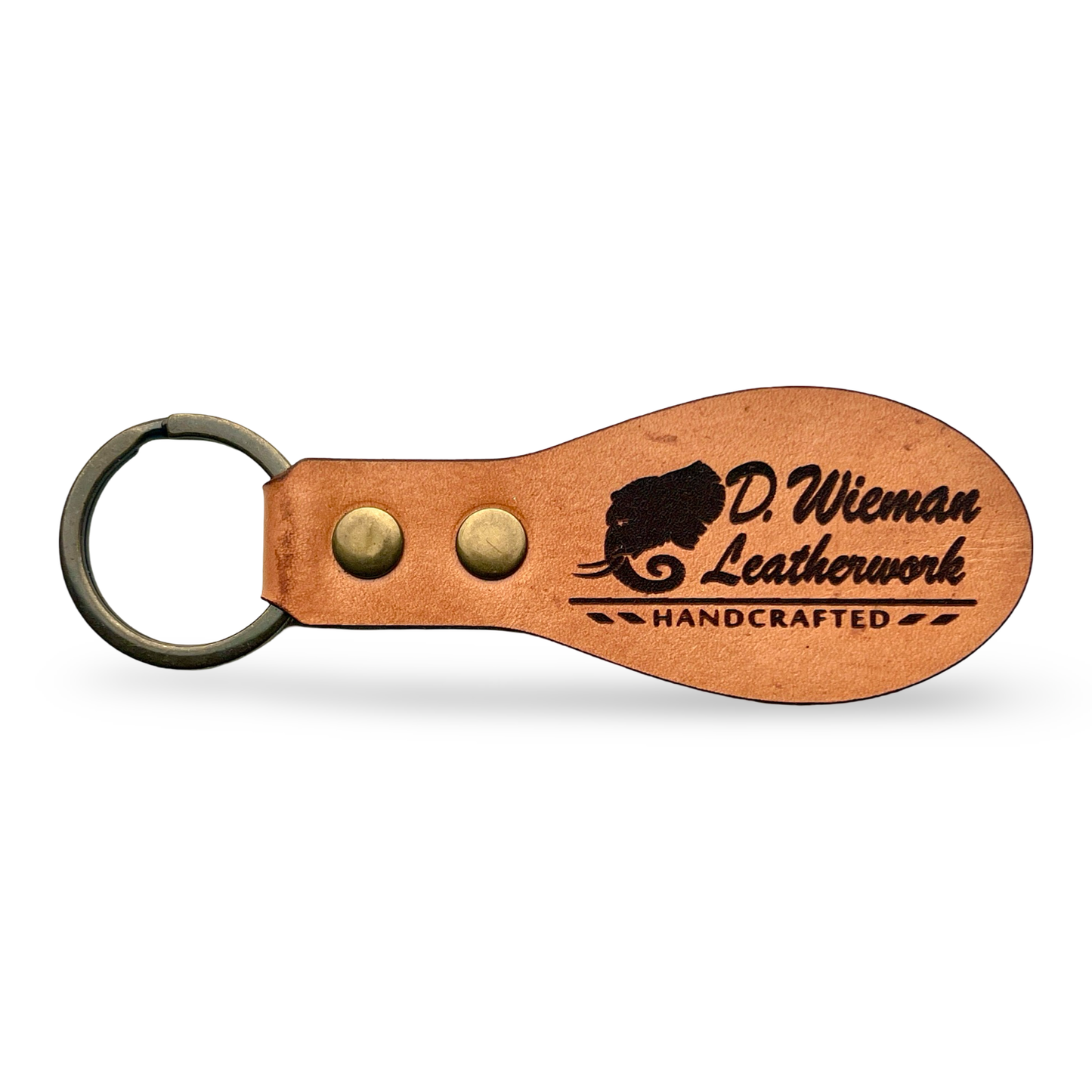 D. Wieman Leatherwork Keychains